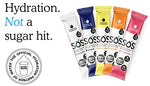 SOS Hydration Electrolytes Powder Packets - Dehydration Mineral Water Flavoring Drink Mix Multiplier, Helps Renew Energy & Rehydration, with Potassium & Low Sugar - Citrus (20 Stick Packets)