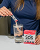 SOS Hydration Electrolytes Powder Packets - Dehydration Mineral Water Flavoring Drink Mix Multiplier, Helps Renew Energy & Rehydration, with Potassium & Low Sugar - Citrus (20 Stick Packets)