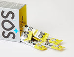 SOS Hydration Electrolytes Powder Packets - Dehydration Mineral Water Flavoring Drink Mix Multiplier, Helps Renew Energy & Rehydration, with Potassium & Low Sugar - Citrus (20 Stick Packets)