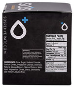 SOS Hydration Electrolyte Replacement Powder Drink Mix, (Mango 20 Stick Box)