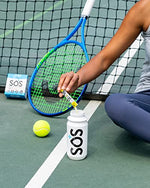 SOS Hydration Electrolytes Powder Packets - Dehydration Mineral Water Flavoring Drink Mix Multiplier, Helps Renew Energy & Rehydration, with Potassium & Low Sugar - Citrus (20 Stick Packets)